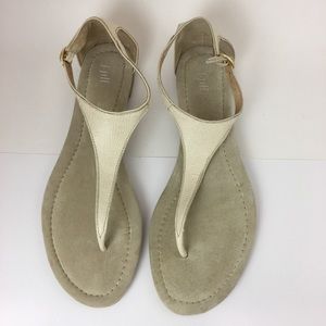 J. Jill “Whistle” Thong Sandals - Ivory